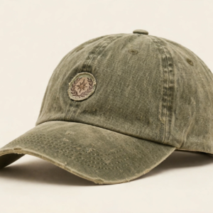 Olive Washed Vintage Cap
