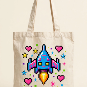 Retro Arcade Pixel Tote